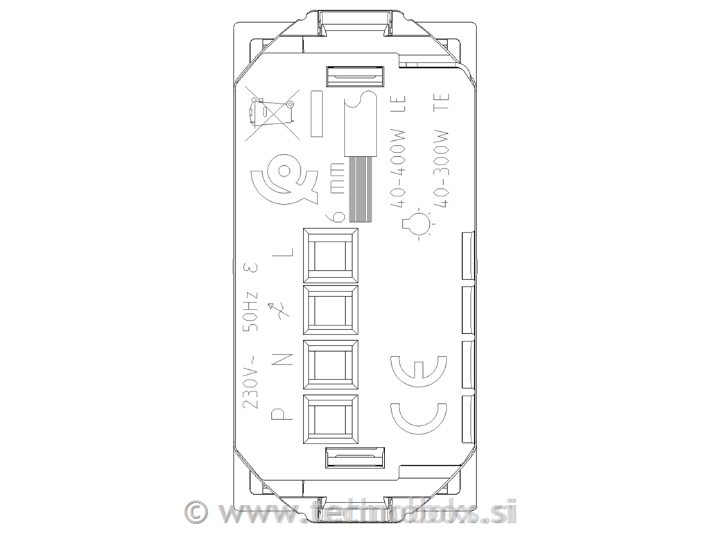 Zatemnilnik svetlobe univer.MASTER bel