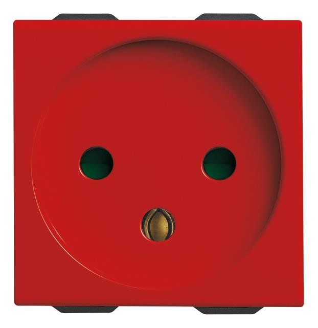 Vtičnica 2P+E 16A izraelska rdeča