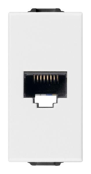 Vtičnica RJ45 cat5e UTP 1M bela