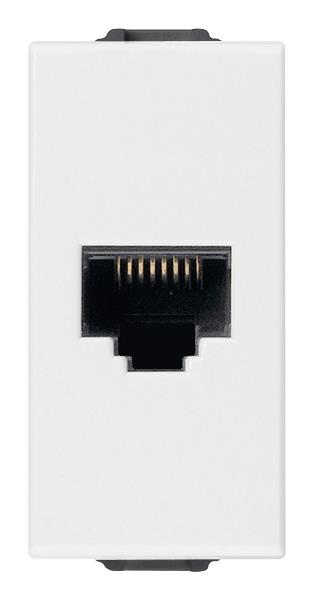 Vtičnica RJ45 Cat6 Netsafe UTP 110 bela