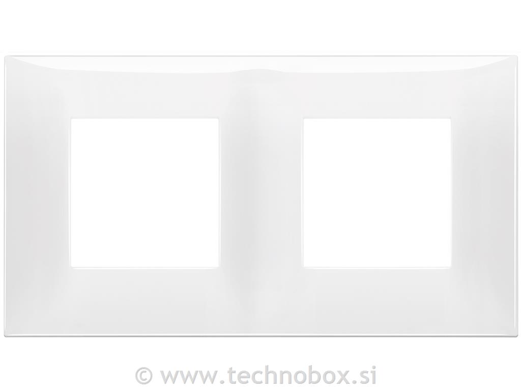 Okrasni okvir 2X2M bel sijaj