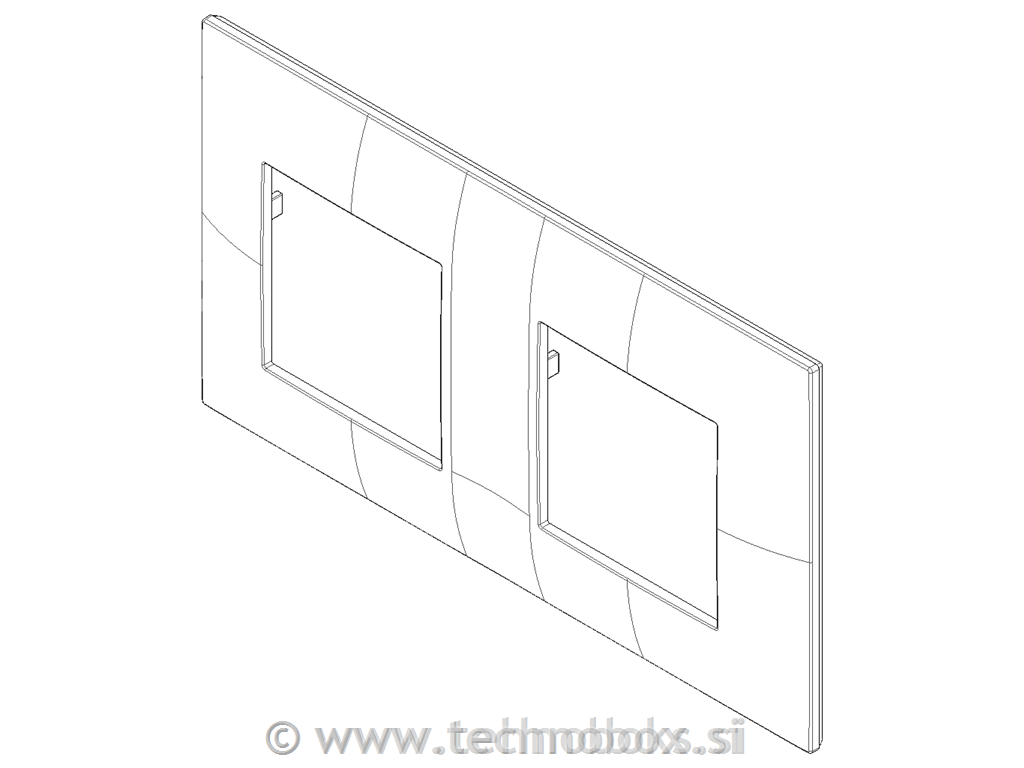 Okvir okrasni 4M (2+2)x71mm bež