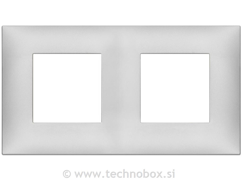 Okvir okrasni 4M (2+2)x71mm mat srebrn