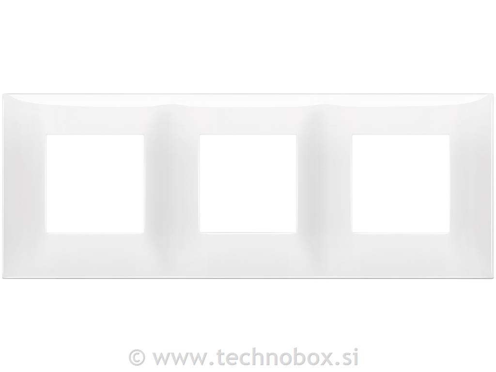 Okrasni okvir 3X2M bel sijaj