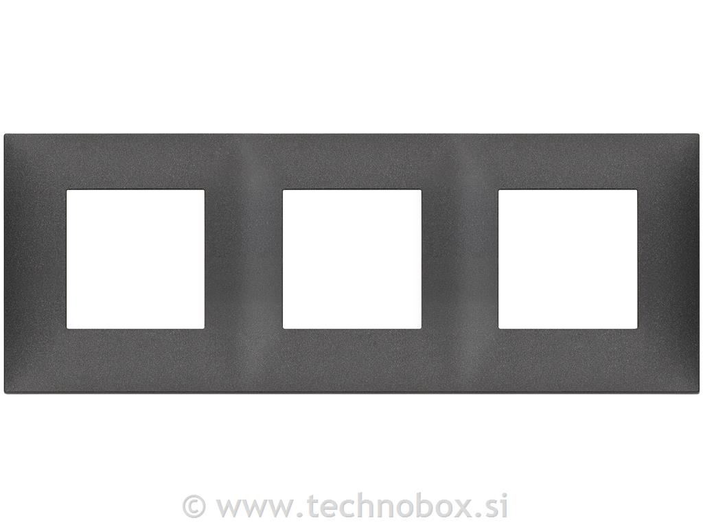 Okvir okrasni 6M (2+2+2)x71mm karb. mat
