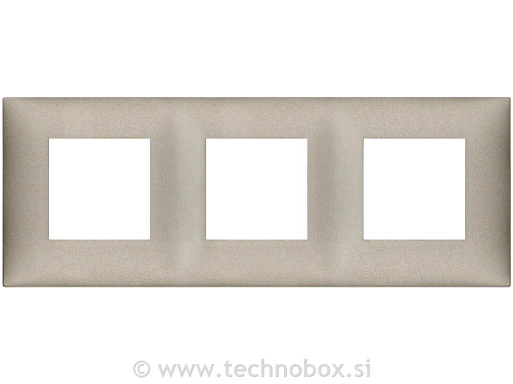 Okvir okrasni 6M (2+2+2)x71mm mat titan