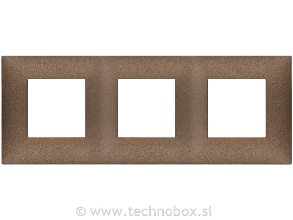 Okvir okrasni 6M (2+2+2)x71mm mat baker