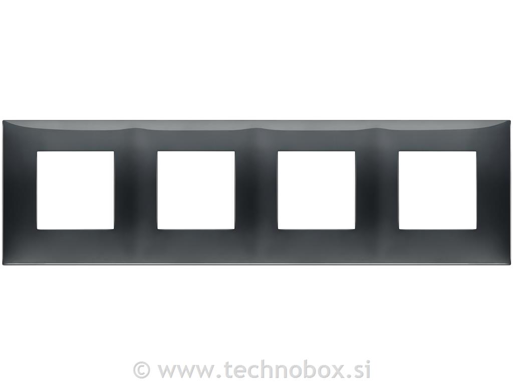 Okvir okrasni 8M(2+2+2+2)x71mm skril.siv