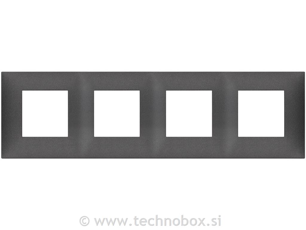 Okvir okrasni 8M(2+2+2+2)x71mm karb. mat