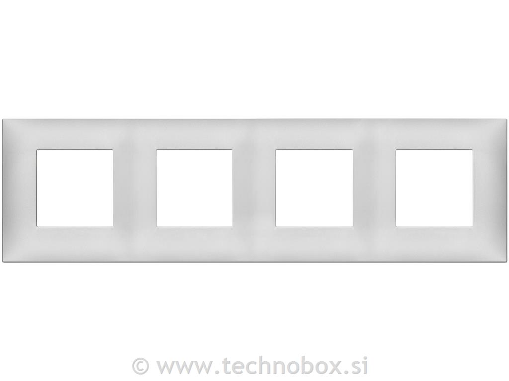Okvir okrasni 8M(2+2+2+2)x71mm srebrn
