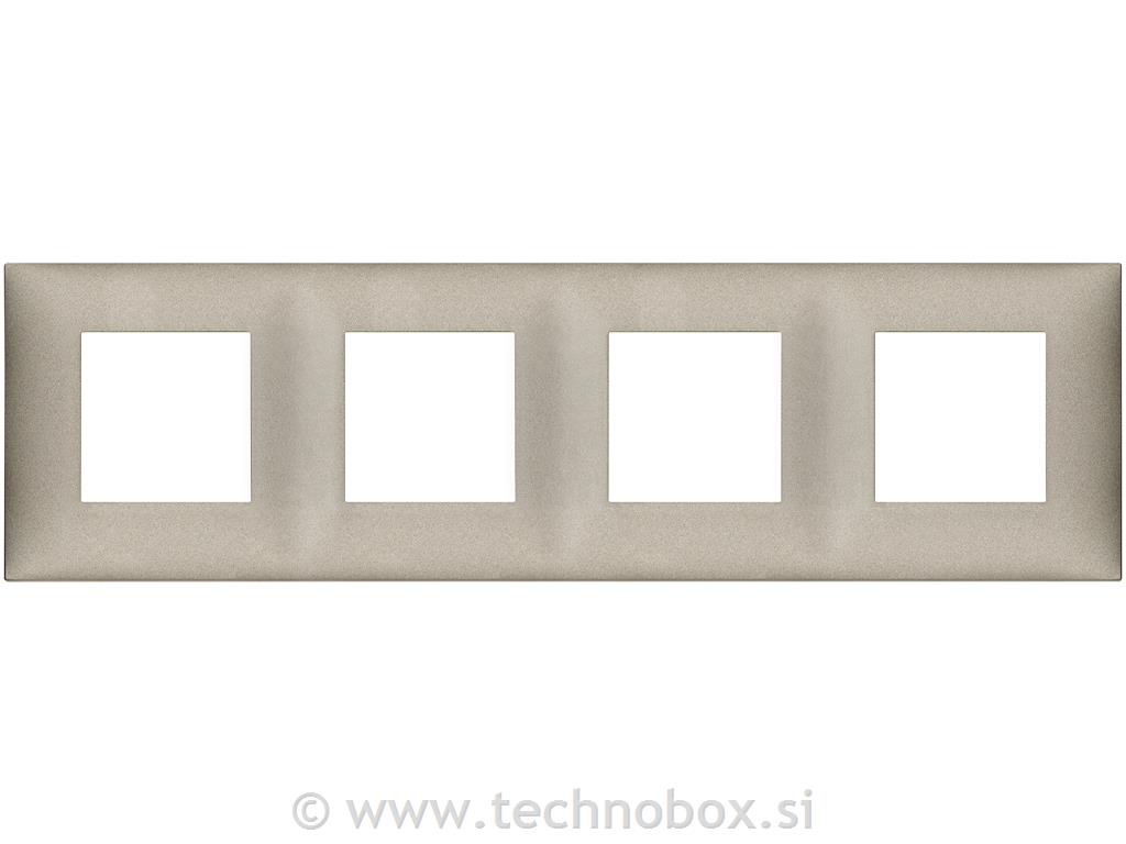 Okvir okrasni 8M(2+2+2+2)x71mm mat titan