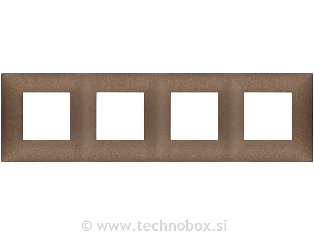 Okvir okrasni 8M(2+2+2+2)x71mm mat baker