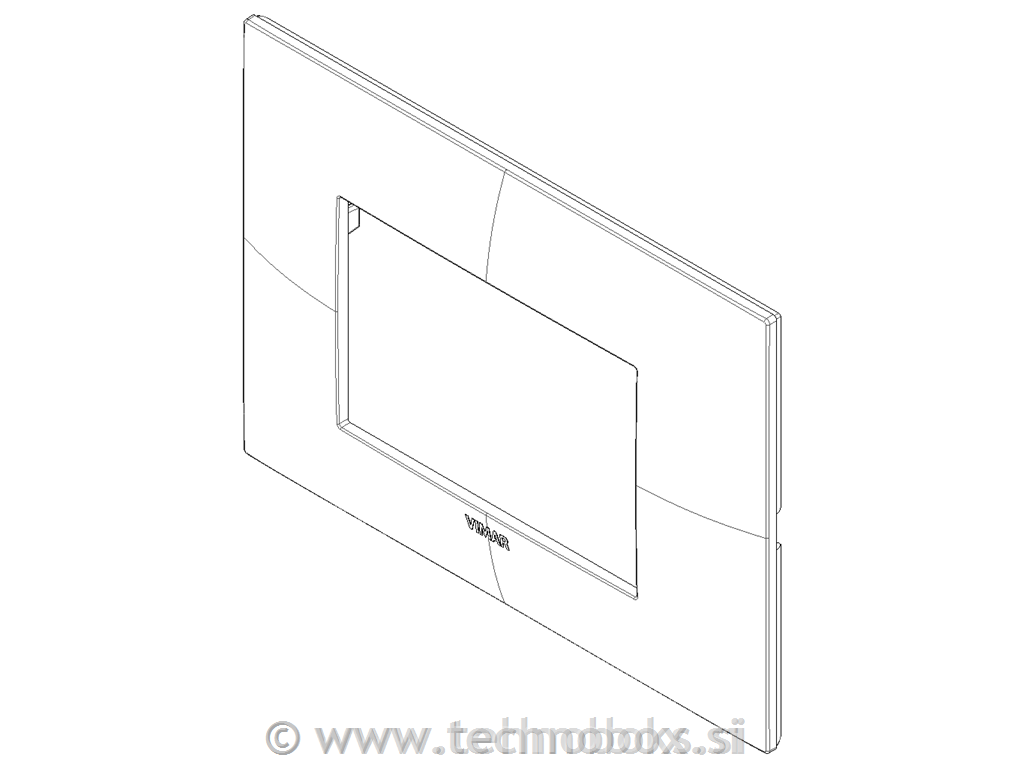 Okvir okrasni 3M techn. črn