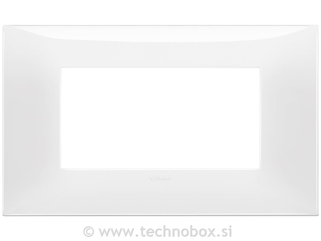 Okrasni okvir 4M beli sijaj