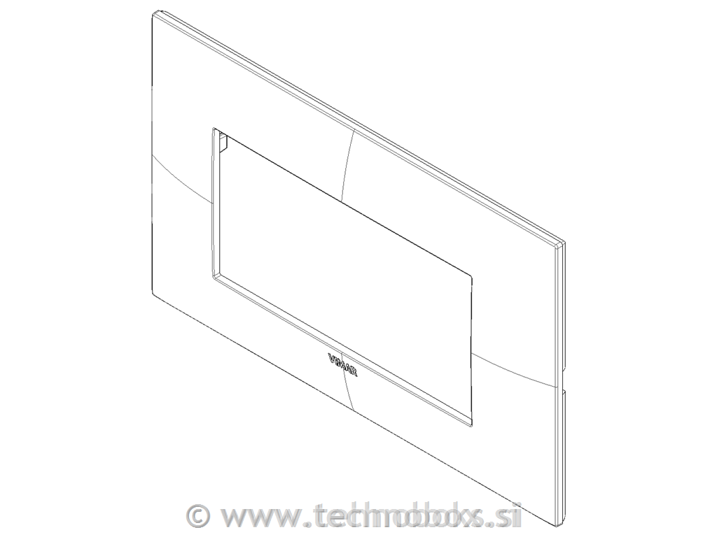 Okrasni okvir 4M mat silver