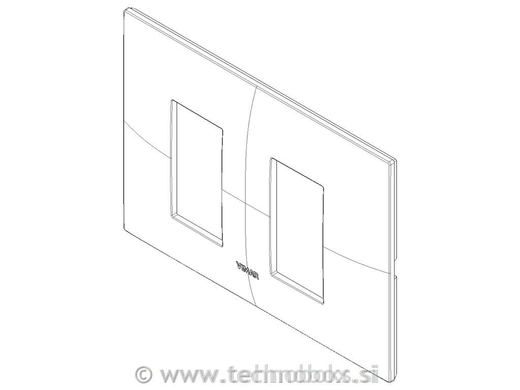 Okrasni okvir 2/1M/3M karbon črn CM
