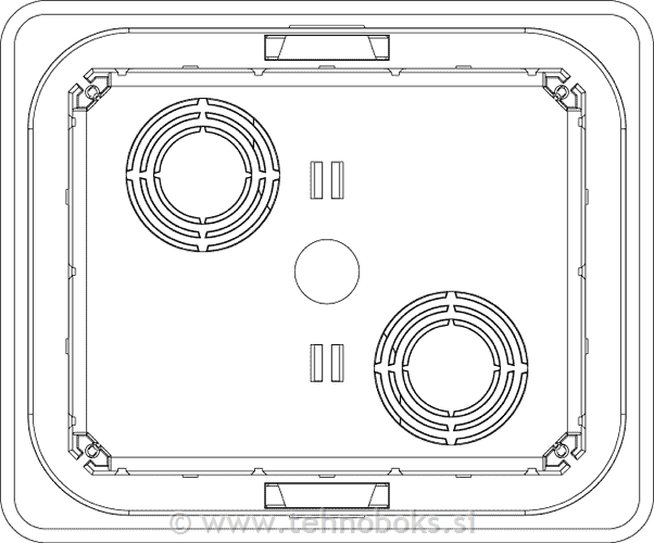 Doza razv. P/O za beton 116x92x70 V70003