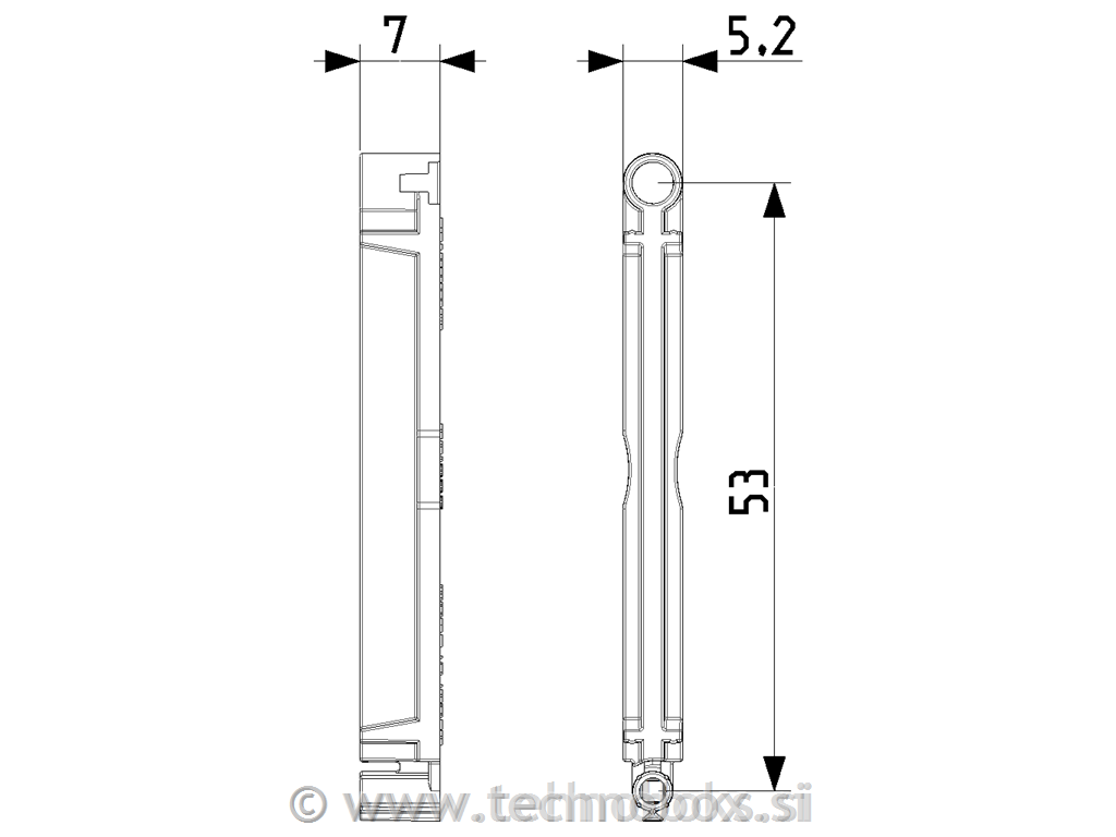 Distančnik za dozo V71563