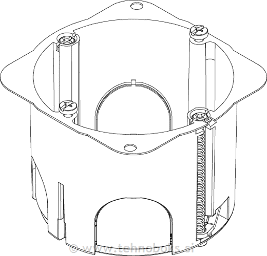 Doza p/o za votle stene fi68 V71701