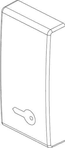 Tipka stikala simbol ključ 14021.P