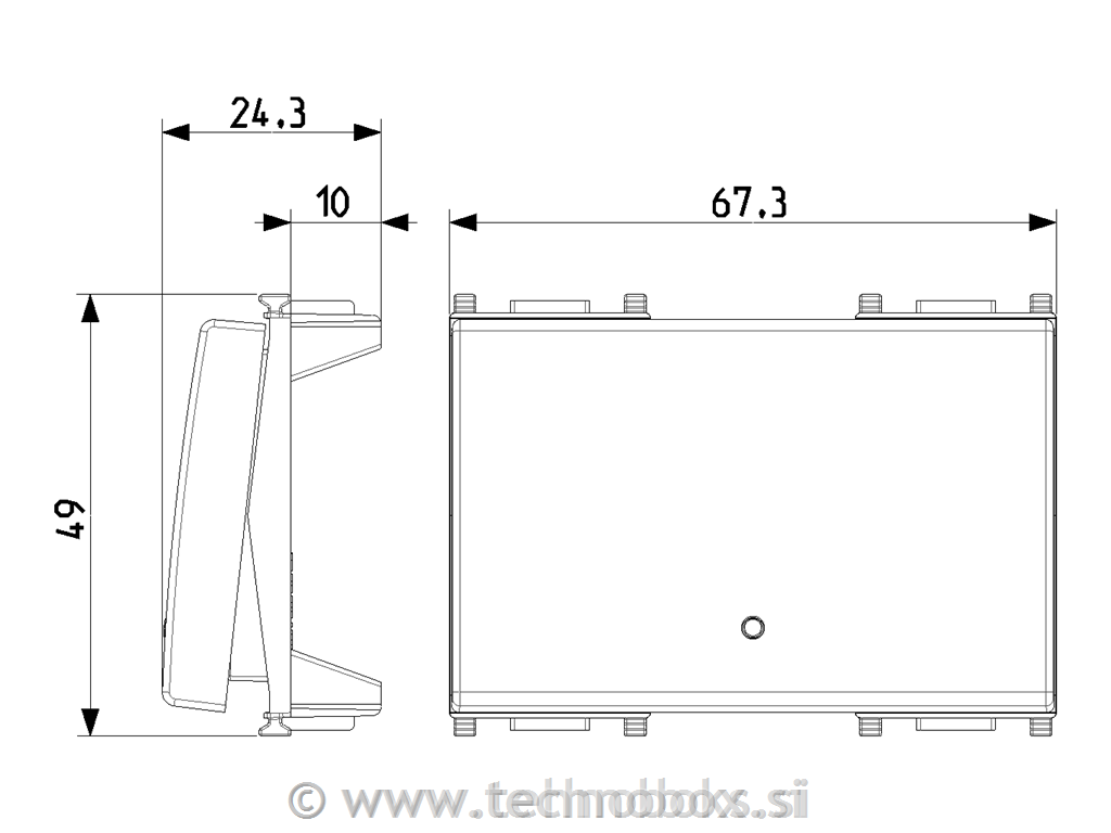 Tipka stikala 3M 14023.SL srebrna