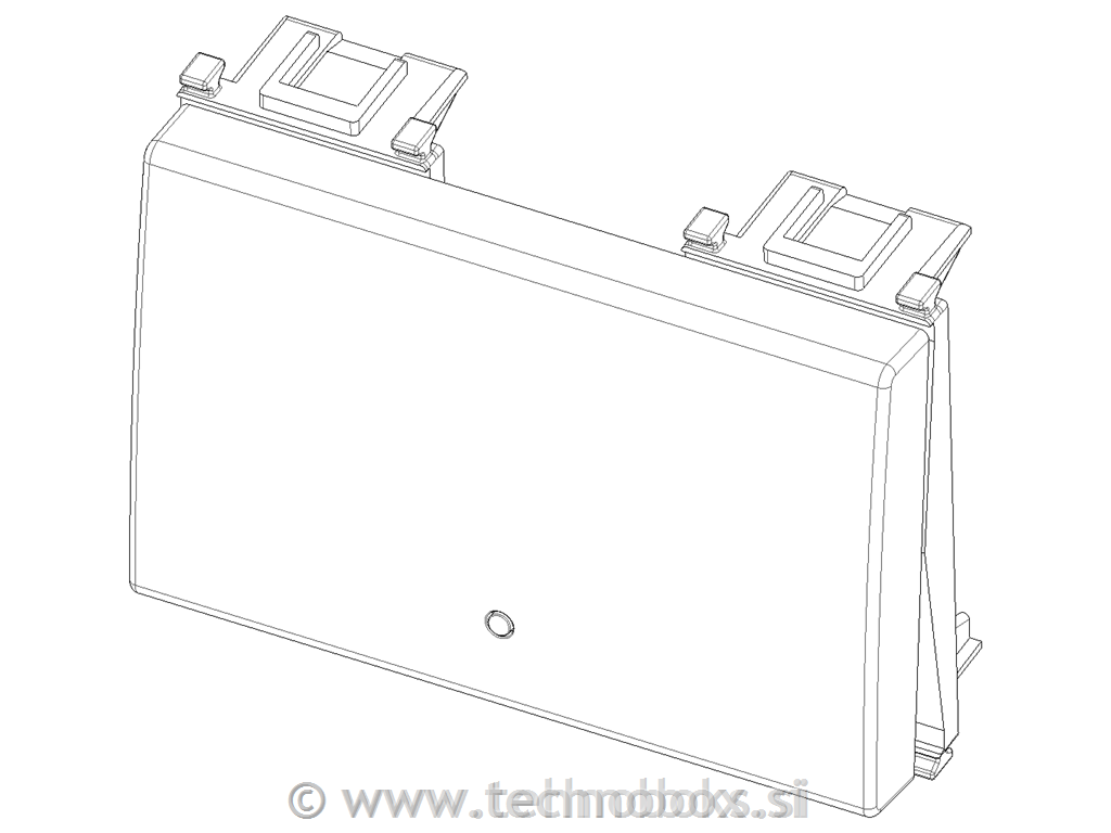 Tipka stikala 3M 14023.SL srebrna