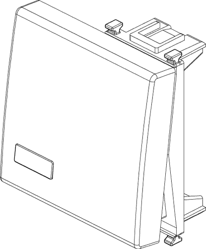 Tipka stikala 2M osv.sreb 14027.SL