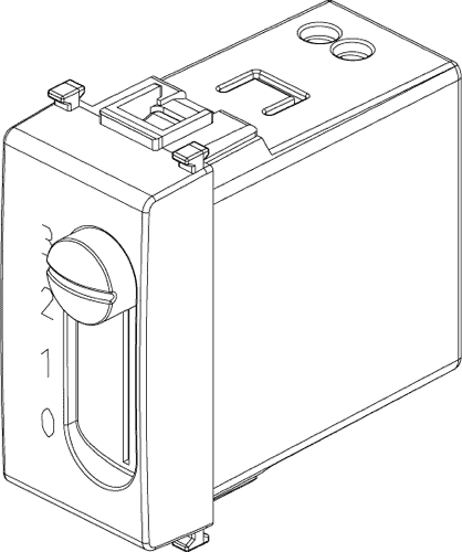 Stikalo 0-1-2-3 za ventilator 1M 14095 s