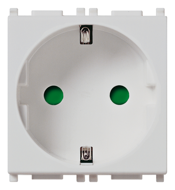 Vtičnica šuko 230V 2M sre. 14208.SL