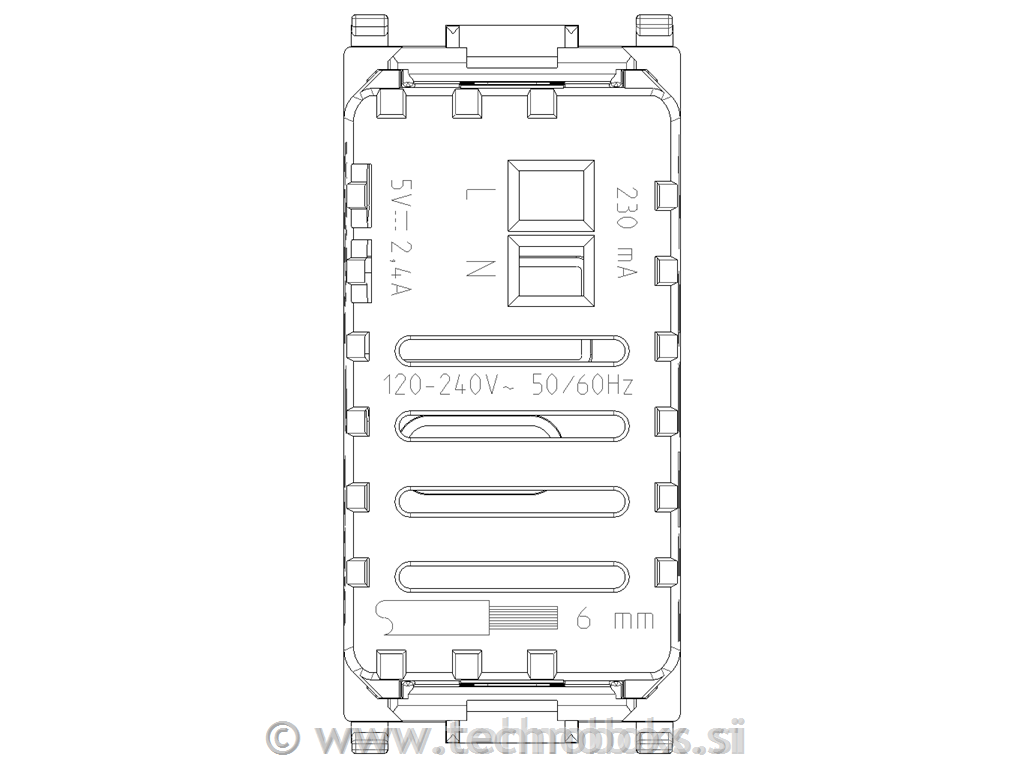 Vtičnica USB A+C 5V 2,4A 1M 14292.AC