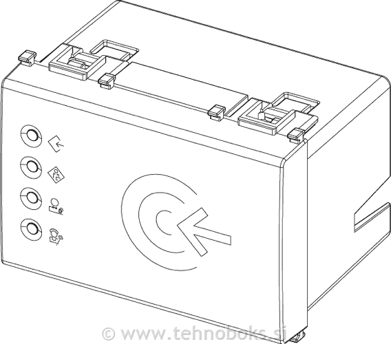Zunanji čitalec kartic srebrn 14457.SL