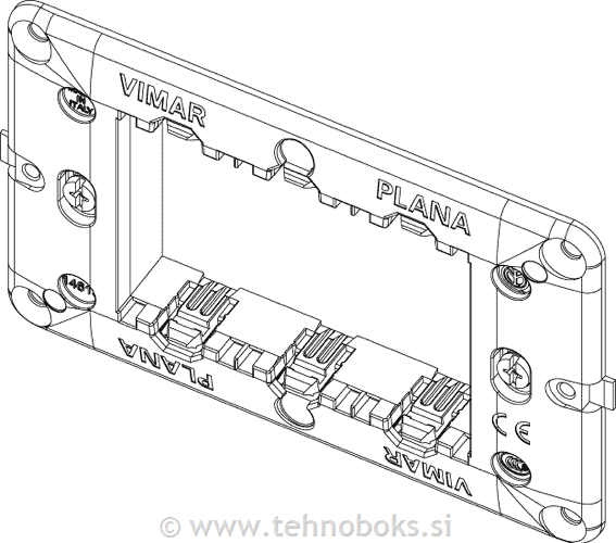 Nosilni okvir PLANA 3M siv 14613.G