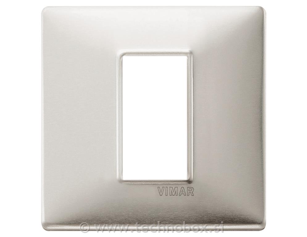 Okrasni okvir 1M Brushed alu. 14641.81