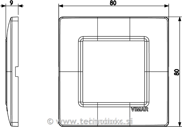 Okrasni okvir 2M Cream 14642.04