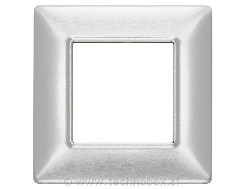 Okrasni okvir 2M Brushed alu. 14642.81