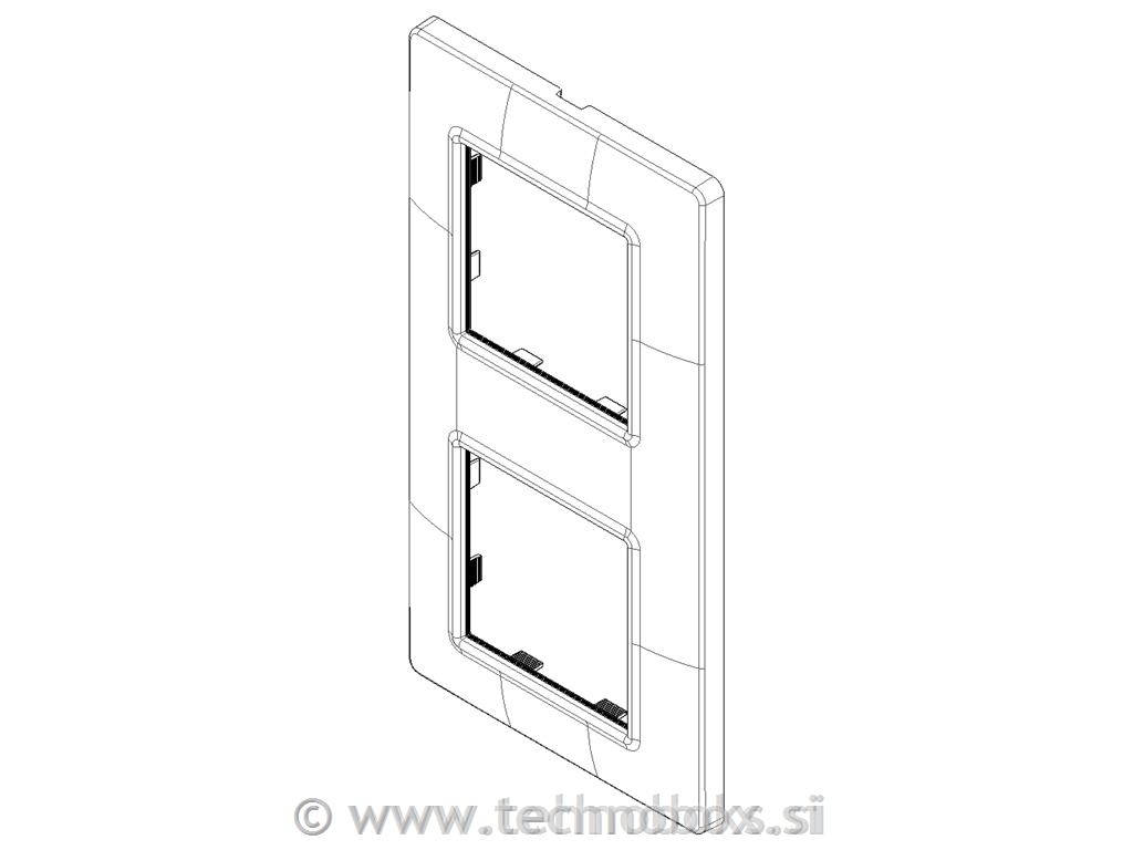 Okrasni okvir 2X2M reflex mint 14643.44