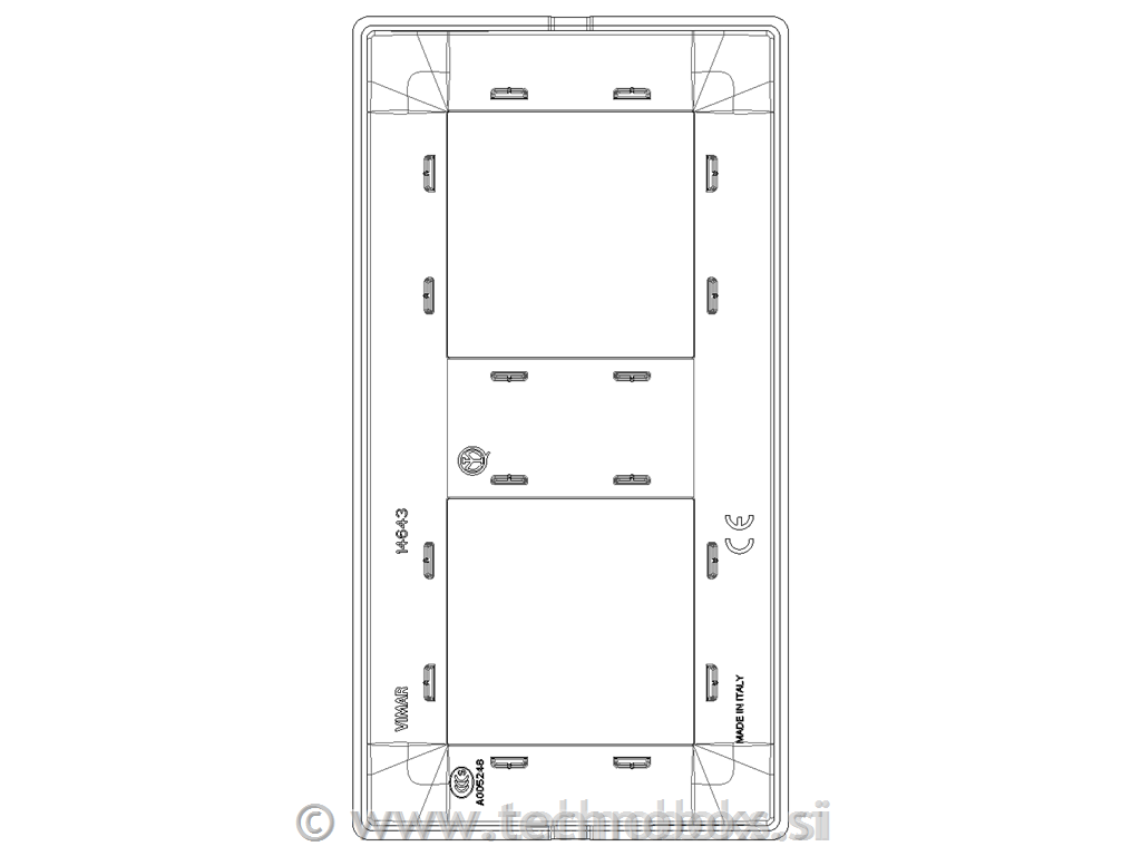 Okrasni okvir 2X2M reflex mint 14643.44