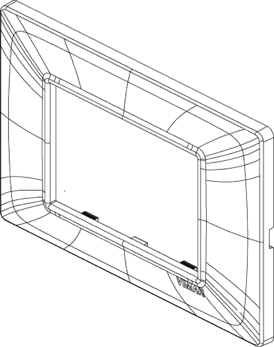 Okrasni okvir 3M White 14653.01