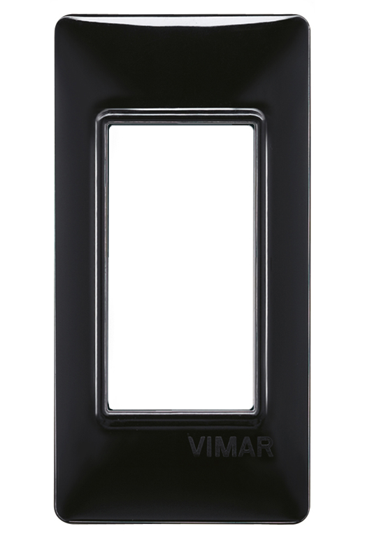 Okrasni okvir 1M panel črn 14666.05