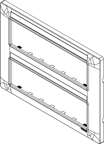 Okrasni okvir 14M srebrn 14690.20