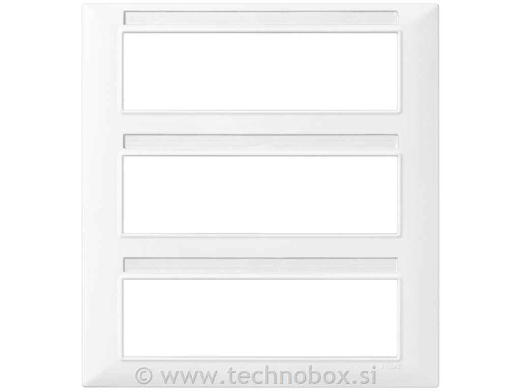 Okrasni okvir 21M bel 14691.01