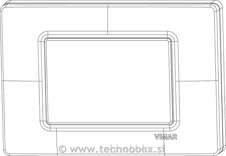 Okrasni okvir 3M IP55 14943.14
