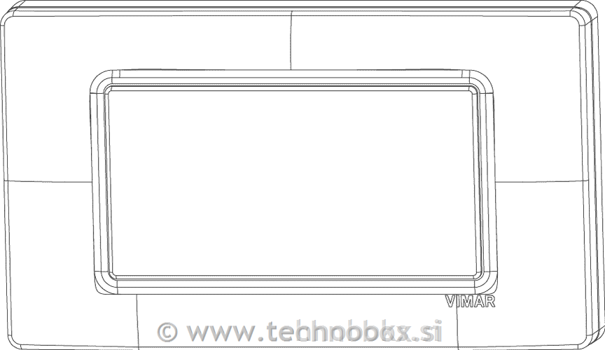 Okrasni okvir 4M IP55 14944.14