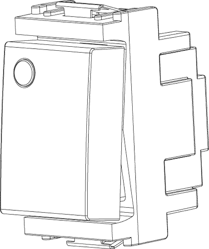 Stikalo križno 1M z indi.b 16013.F.B