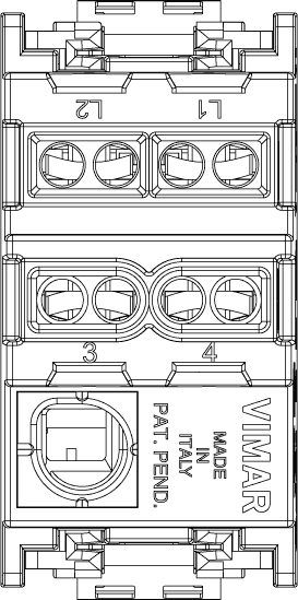 Stikalo navadno 16A 1M bel 16016.B