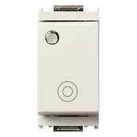 Tipkalo z lučko 1M 16090.B bež