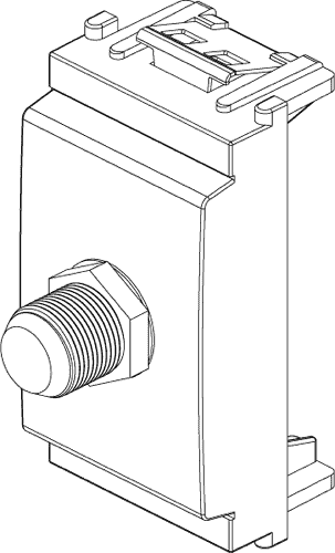 Vtičnica TV F priključek 16331.B