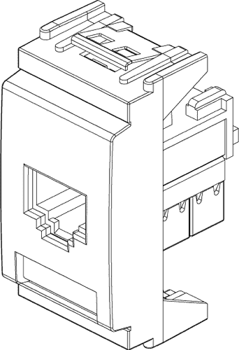 Vtičnica rač. RJ45 16359.4