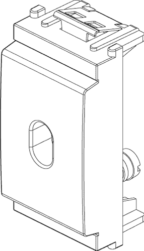 Modul z odprtino bež 16541.B