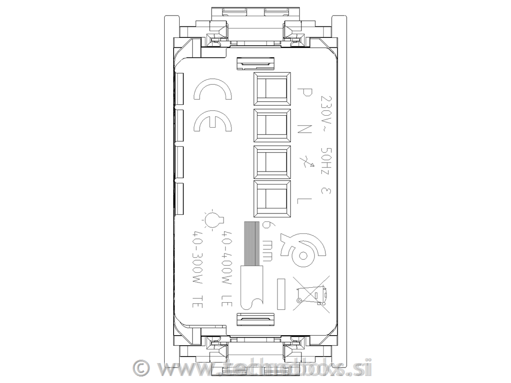 Zatemnilnik 1M MASTER univ. 230V bež